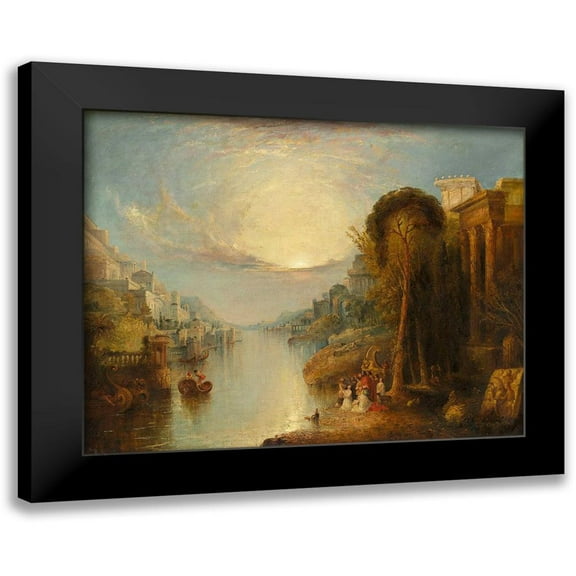 Linton, William 14x12 Black Modern Framed Museum Art Print Titled - Carthage