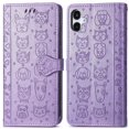 thumbnail image 1 of Funda Cartera FOXDOCK para Samsung Galaxy A07 , Flip PU con Relieve de Gatos y Perros, Tarjetero y Soporte, 1 of 6