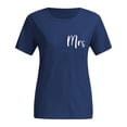 thumbnail image 3 of Fesfesfes Women Tshirt Couples Lover Valentine's Day Short Sleeve Tops Love Print Loose Tops, 3 of 6