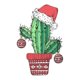 thumbnail image 1 of Pegatina de pared de animales de Navidad, gato, ciervo, Cactus, decoración de baño, inodoro, sala de estar, armario, refrigerador, decoración del hogar, T392 #, 1 of 4