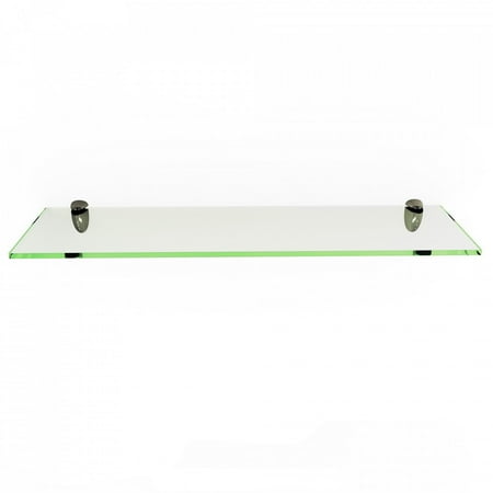 - Rectangle Floating Glass Shelf Kit 12