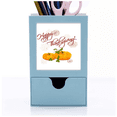 thumbnail image 1 of Pumkin Happy Thanksgiving Day Pattern Desk Supplies Organizer Pen Holder Card, 1 of 3