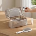 thumbnail image 3 of Divided cosmetic storage pouch for vacation Breathable mesh material ensures quick drying. Weekend Getaway, 3 of 5