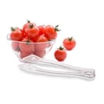 thumbnail image 2 of Party Bargains Plastic Serving Tongs, Color: Clear, Size: 8.5Inch, Count: Pack of 12, 2 of 2