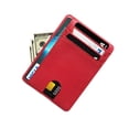 thumbnail image 3 of Tarjetero portátil de cuero PU para múltiples tarjetas, tarjetero RFID antimagnético fijo multicolor, 3 of 4