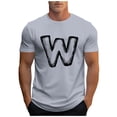 thumbnail image 2 of Tops para hombre, blusas y camisas de cuello redondo y manga corta para hombre, camisetas deportivas informales con estampados a la moda para hombre, blusas de cuello redondo y manga corta, blusas de, 2 of 5