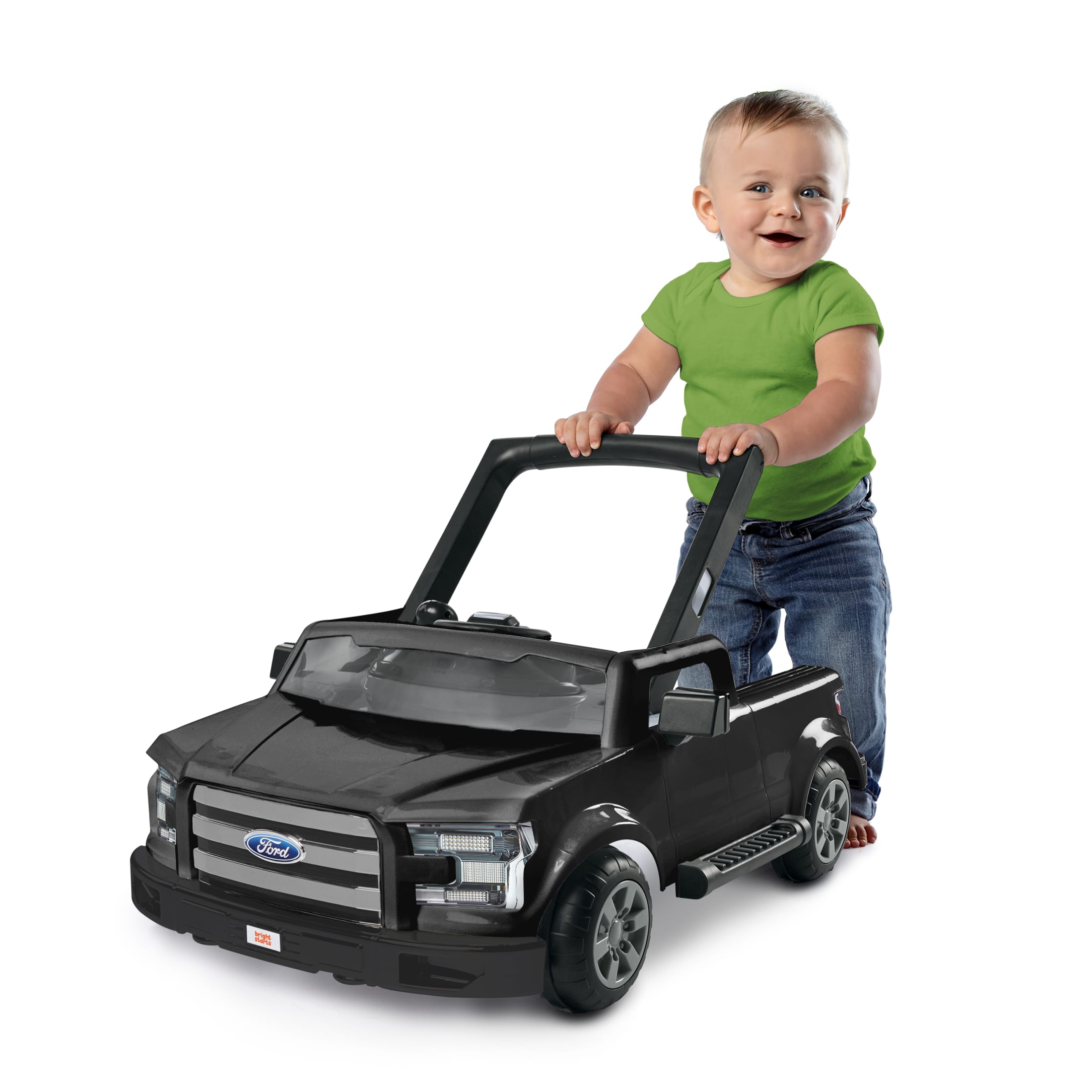 Bright Starts Ford F-150 4-in-1 Baby Walker with Removable Steering Wheel, Black - image 6 of 17