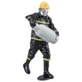 thumbnail image 1 of Modelos de simulación a escala 1:32 Figuras de personas en miniatura Modelo de bombero Figuras para C negro, 1 of 9