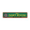 thumbnail image 2 of The Dart Room Novelty Decor, Metal Wall Sign - 4x18 Inches, 2 of 4