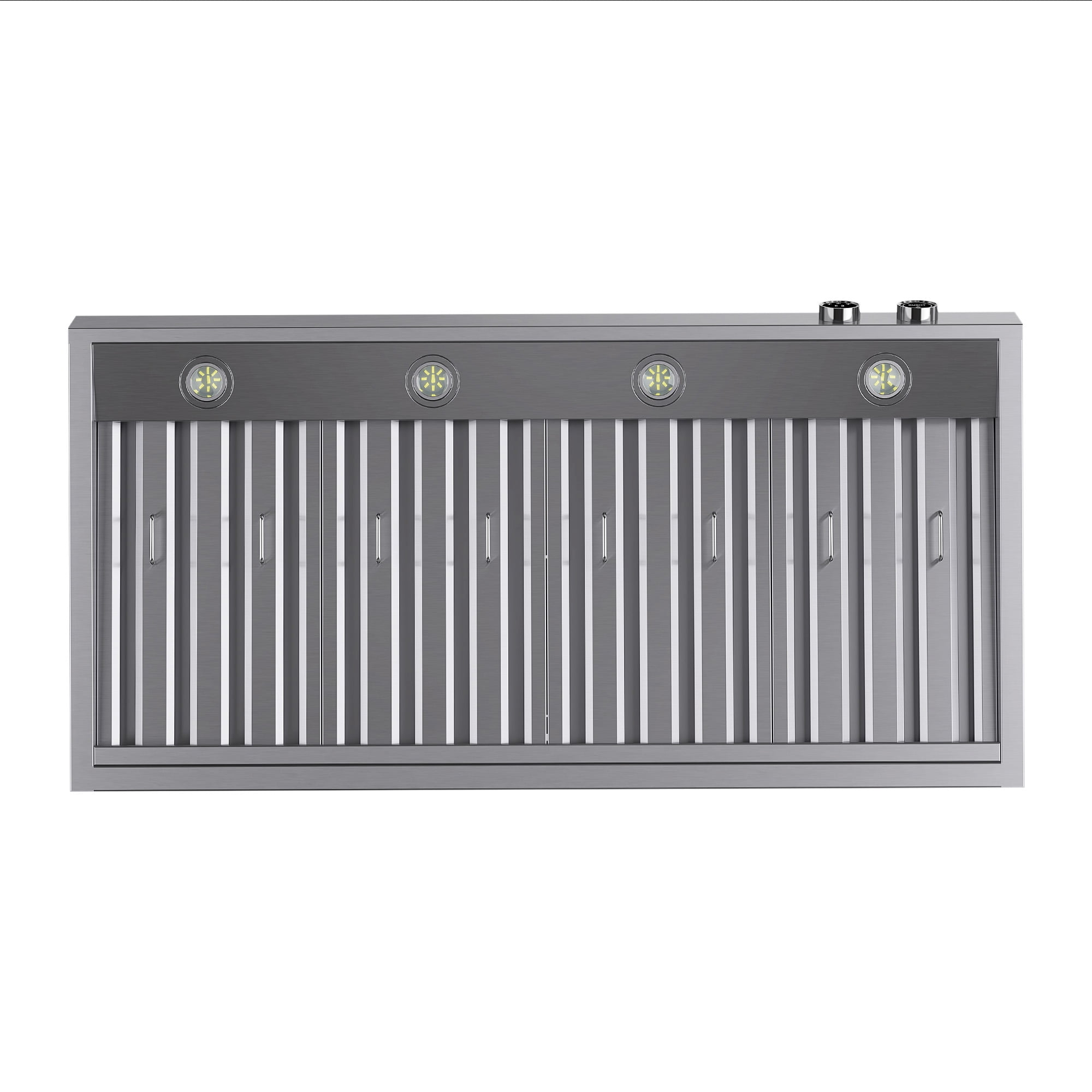 48 in. 900 CFM Ducted Wall Mount Range Hood in Stainless Steel