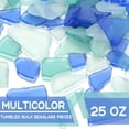 thumbnail image 2 of Relleno para jarrones Jetec Sea Glass Pieces, 710 g, azul, blanco y verde, 2 of 6