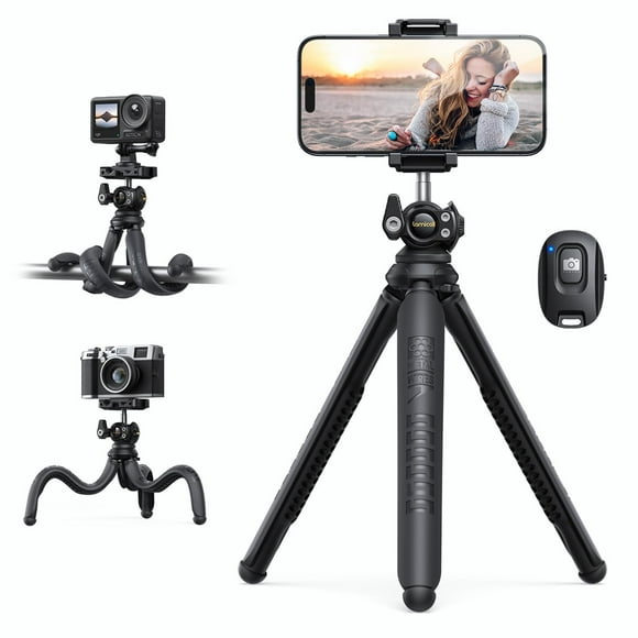 Trípode Lamicall 3 en 1 flexible con control remoto inalámbrico para iPhone