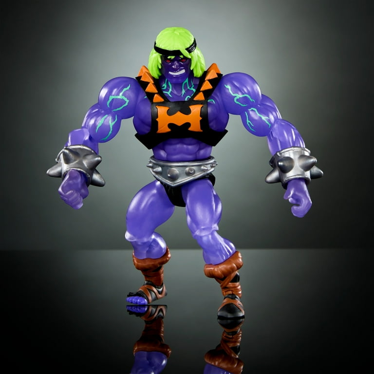 Masters of the Universe Origins - Michelangelo Turtles of Grayskull, action figure snodata con armatura e accessori, crossover tra MOTU e Tartarughe Ninja, giocattolo per bambini, 6+ anni, HTH13