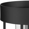 thumbnail image 6 of Progress Lighting Burgess One-Light Pendant, Matte Black, Seeded Glass, Design Series, Rustic Farmhouse Style, 6 of 12