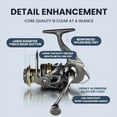 thumbnail image 4 of HAUT TON VA 1000-7000, Metal Spinning Fishing Reel, 5.2:1 GearRatio, 11-22Lbs, Metal American CNC Rocker Arm, For Long Distance, 4 of 9