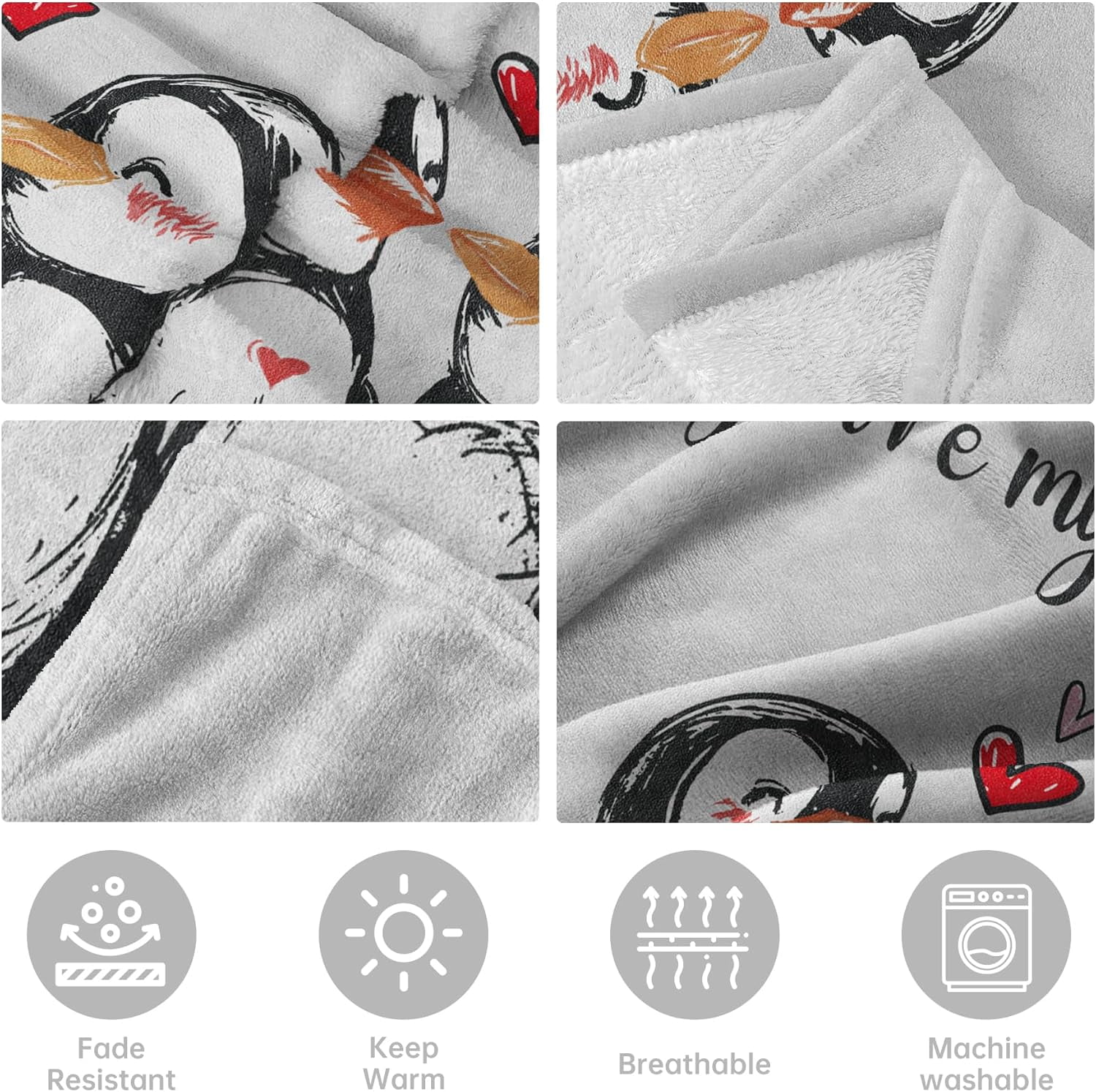 Valentines Day Gifts for Her Him- Soft Romantic Blanket- Anniversary Birthday Wedding Gifts for Boyfriend Girlfriend Wife Husband Men Women, I Love You Gifts, Cute Practical Blanket