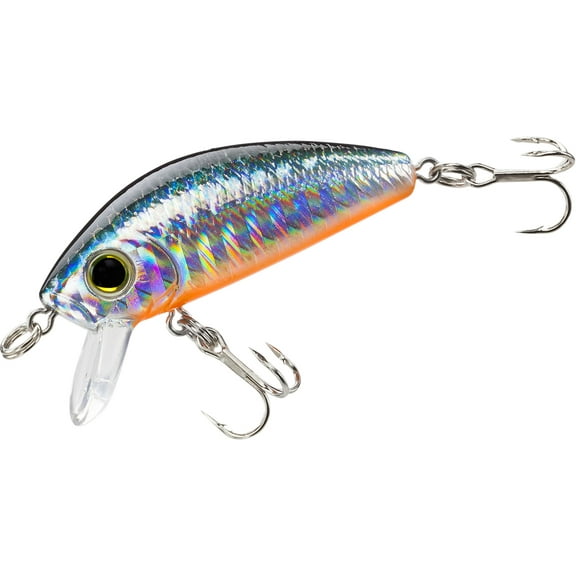 Yo-Zuri L-Minnow Lure, 44mm, Green/Silver/Orange