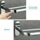 thumbnail image 4 of Toallero Doble, Toallero De Pared Para Baño, Toallero De Pared De 2 Barras De Acero Inoxidable Pulido, Toallero De Baño - 40Cm, 4 of 5