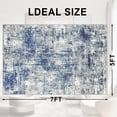 thumbnail image 2 of TECHVIDA Area Rug 5x7,Modern Abstract Rug,Machine Washable for Living Room Rugs, Foldable Nonslip Indoor Carpet,Bedroom Living Room-Blue, 2 of 10