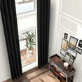 thumbnail image 2 of Lapalife Blackout Curtains Extra Long for Living Room, 216" High Room Curtain Drapes Grommet Black Out Curtains, Black, 1 Panel, 2 of 7