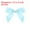 Sky Blue, variant on Uxcell Mini Ribbon Bow 2.5"x2'' 50 Pcs Mini Fabric Satin Ribbon Flower Bows Craft DIY Sewing Wedding Bows Soft Pink