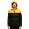 thumbnail image 3 of FDGIU Men's Versatile Quilted Puffer Jacket, Hooded Winter Coat with Hood, Warm Windproof Insulated Outerwear, 3 of 4