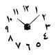 thumbnail image 1 of Reloj Adhesivo de Pared Sunnimix 3D Negro, 1 of 8