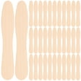 thumbnail image 3 of 100pcs Wooden Ice Cream Spoons Wood Taster Spoons Popsicle Paddles Spoon, 3 of 9