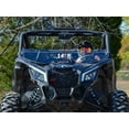 thumbnail image 2 of SuperATV Heavy Duty Half Windshield for Can-Am Maverick X3 900 /Turbo / X RS / X DS / MAX Dark Tinted Standard Polycarbonate Construction 25X Stronger Than Glass Easy Installation USA Made Dark Tinted Standard (NON Hard-Coated), 2 of 8
