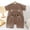 Coffee, variant on Lenago Newborn Infant Baby Rompers Jumpsuits Children Girls Print Short Sleeve Romper Bodysuits Jumpsuit Clothes
