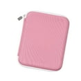 thumbnail image 4 of Caso de la tarjeta de de audio para niños Portable 80 bolsillos bolsas suaves de la tarjeta con cremallera de la tarjeta con cremallera de la Rosa, 4 of 8