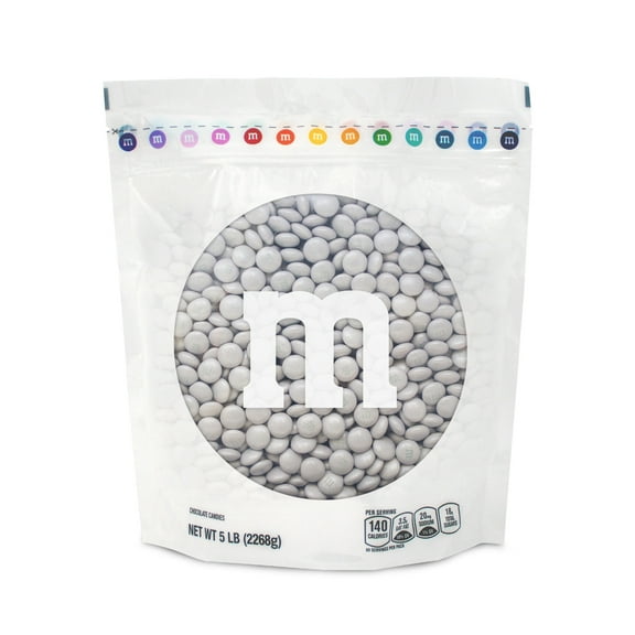 M&M’S Milk Chocolate Platinum Candy - 5lb Bulk