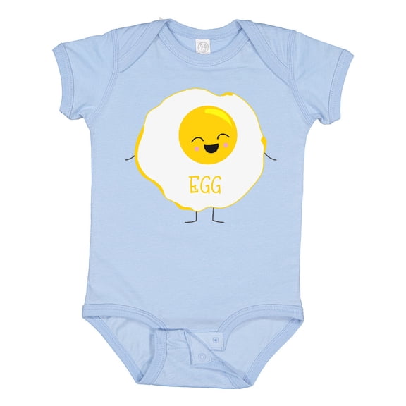 Inktastic Cute Kawaii Fried Egg Boys or Girls Baby Bodysuit