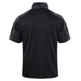 thumbnail image 5 of LTTVQM Polo Shirts for Men Camo Short Sleeve 1/4 Zipper Outdoor Workout Collared Shirts Quick Dry Golf Shirt Black 5XL, 5 of 5