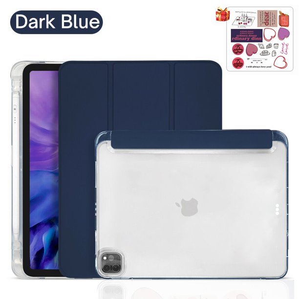 Funda para iPad 2021 Pro 11 M1 2020 10,2 7/8/9th 10,9 10th Cover 2018 iPad 9,7 5/6th Mini 45 6 Air4 5 10,9 con bandeja para bolígrafos Tan Jianjun unisex