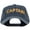 Navy, variant on 3D Captain Embroidered Washed Buckle Cap - Black OSFM