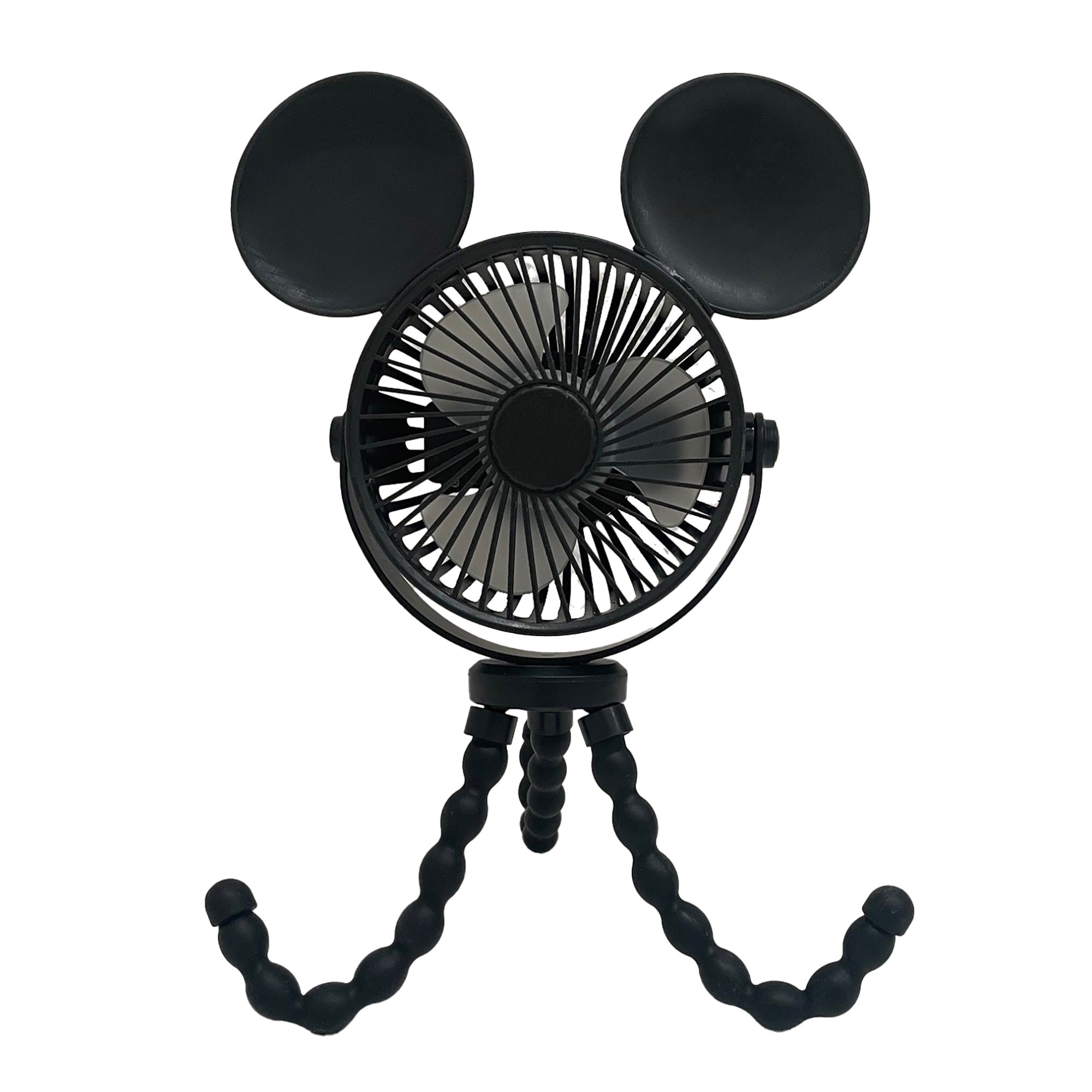 Disney Baby by J.L. Childress Mickey Mouse Stroller Fan - Tripod Clip On Fan for Baby & Kids with 3 Speeds & 360 Rotation