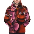 thumbnail image 5 of Lsque Five Nights At Freddy'S Pattern Casual Men's Hoodie,Hooded Sweatshirt with Kangaroo Pocket,Pullover Hoodie-4X-Large, 5 of 8