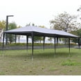 thumbnail image 4 of 10'x30' Tents for Parties, Outdoor Party Tent with 8 Removable Sidewalls & Transparent Windows, Large Canopy Tent with Walls for Wedding, Birthday, Event, Garden, Backyard (Black）, 4 of 8