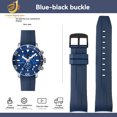 thumbnail image 3 of Correa de caucho con extremo curvo para Tissot Starfish T120.417 T120.407 T120.417.437, pulsera para hombre, resistente al agua, 22 mm, 21 mm, correa de reloj deportiva, 3 of 5