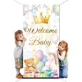 thumbnail image 2 of Polyester Photo Backdrop for Party Decoration with Plastic Non-Trace Wall Picture Hook and Iron Curtain Clips Rectangle Doll 1800x900mm, 2 of 7
