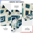 thumbnail image 6 of FORMRS Kids Pajama Pants with Pockets Size 13-14Y Boys Lounge Sleep Bottoms, Green Geometric Pattern, 6 of 8