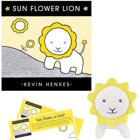 Sun Flower Lion by Kevin Henkes Hardcover Book Sunflower Lion 7 Plush Doll and Activity (an Educational Toy Pack)