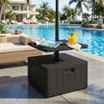 thumbnail image 2 of Outsunny Base Lestée pour Parasol de Patio avec Table, Base de Parasol avec Roues, 2 of 10