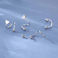 thumbnail image 4 of Cartilage Wrap Earrings Twisted Hoop Earrings For Women Spiral Earrings, 4 of 4