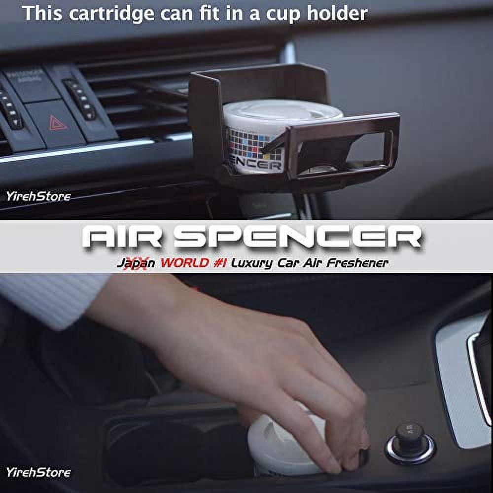 Eikosha Air Spencer Black Lemon Squash (A52) 5-packs, Heavy Duty, Last Long, JDM Japan Car Air Freshener
