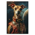 thumbnail image 3 of Hudo Italian Greyhound Dog on Space Poster Art - Italian Greyhound Dog Canvas Wall Art - Boho Wall Art - Dog Pictures, 3 of 5