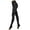 Black, variant on 1 Pairs 15-20 mmHg Compression Pantyhose for Women & Men, Medical Graduated Open Toe Compression Stockings(Beige,XL)