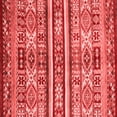 thumbnail image 1 of Ahgly Company Machine Washable Indoor Square Abstract Red Modern Area Rugs, 5' Square, 1 of 4