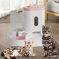 thumbnail image 3 of Cuenco de agua y comida para perros y gatos Salvador Alimentador automático 2 en 1 Rosa, 3 of 8